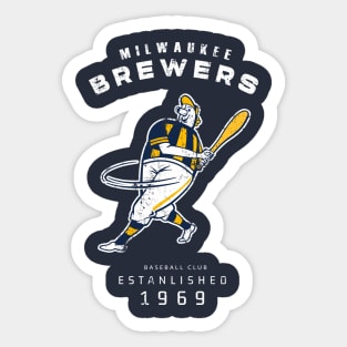 The Brewers Classic Baseball Sticker